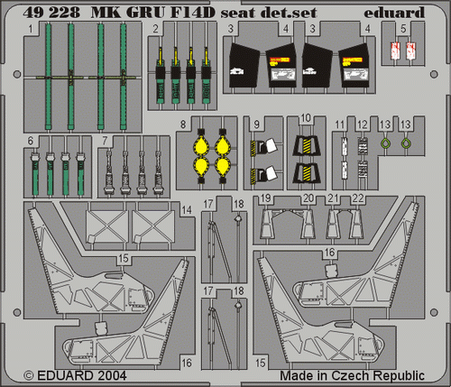 F-14D ejection seat HASEGAWA - Image 1