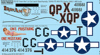 North American P-51 D Mustang (Iron Ass and One Mustang/One Musthang)