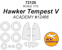 Hawker Tempest V (ACADEMY) + wheels masks