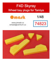 F4D Skyray Wheel Bay Plugs (For Tamiya 61055) - Image 1