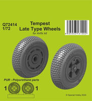 Tempest Late Type Wheels (For Airfix Kit) - Image 1