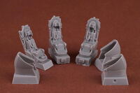 Convair B-58 Hustler Seat Set - 3 pcs(for Monogram and Revell kits)