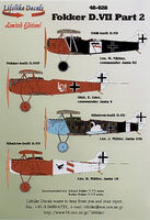 Fokker D.VII Part 2 (4 schemes) - Image 1