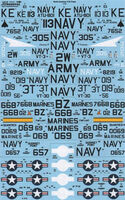 North American T-28 B/C Trojan Decals - Image 1