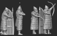 Assyrian shield wall with archers