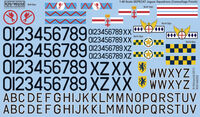 Sepecat Jaguar GR.1A Decal Sheet