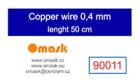 Copper Wire 0,4 mm (Length 50 cm)