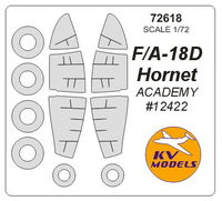 F/A-18D Hornet (Academy) + wheels masks