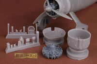 Westland Lysander Mk.I / Mk.III - Engine & Cowling Set (for Airfix kits)