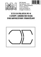 Pilatus PC-9 Canopy Airbrush Mask For Kovozvody Prostjov - Image 1