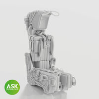 GRU-7A Ejection Seat with straps for Grumman F-14 A/B Early Version (2 pcs / 3 D-Printed) - Image 1