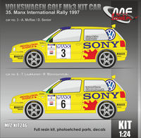 Volkswagen Golf MK3 Kit Car Mcrae, Laukkanen - 35. Manx International Rally 1997 - Image 1