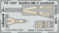 Spitfire Mk.V seatbelts Steel EDUARD/SPECIAL Hobby - Image 1