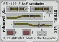 F-84F seatbelts STEEL KINETIC - Image 1