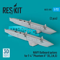 NAVY Outboard Pylons For F-4 Phantom II (B, J, N, S) (2 pcs)