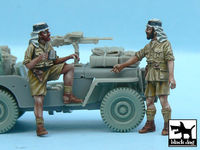 British SAS Jeep Crew Afrika (2 figures) for Tamiya kits