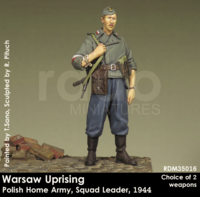 Warsaw Uprising Polish Home Army,Squad Leader, 1944