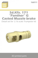 Sd.Kfz. 171 Panther G Muzzle brake - Casted