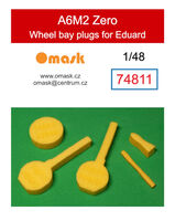 Mitsubushi A6M2 Zero Wheel Bay Plugs (for Eduard kits) - Image 1