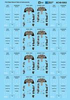Vought F4U Corsair - Data Stencil Sets & Instruments (for Revell and Academy kits) - Image 1